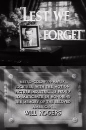 Lest We Forget